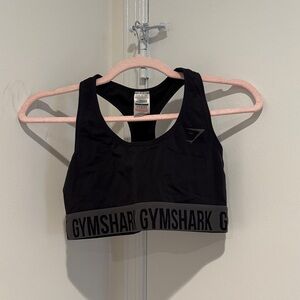 Gymshark Black and Gray Sports Bra